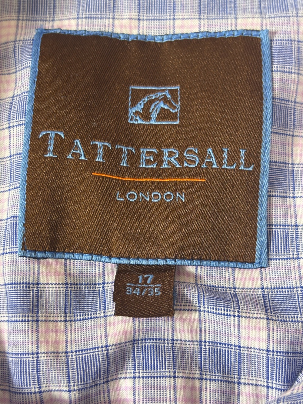 Tattersall London Mens Dress Shirt Preppy Professional Office Wear Gingham 17 - Picture 10 of 15